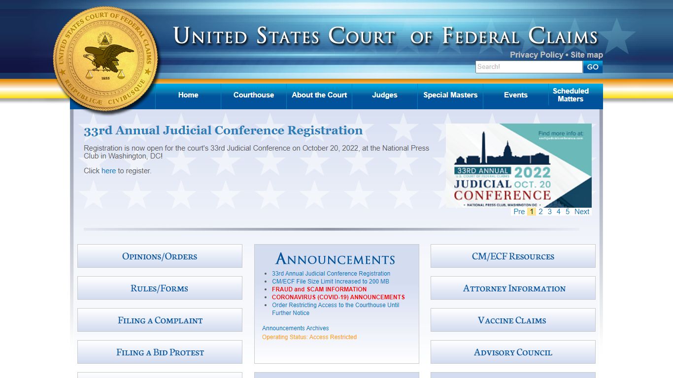 US Court of Federal Claims