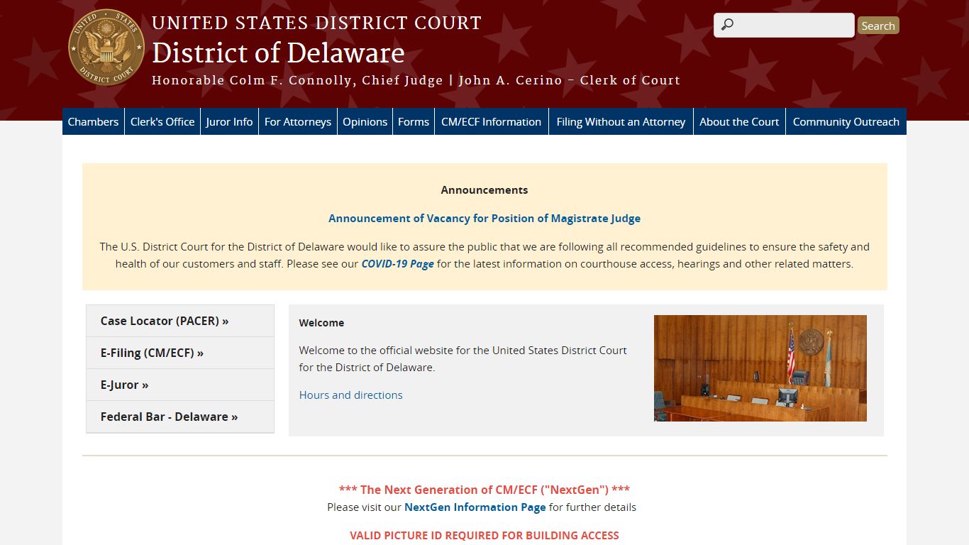 District of Delaware | United States District Court